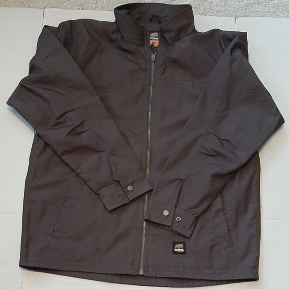 Berne Workwear Warm Brown Soft Shell Jacket Size XL - Picture 3 of 11